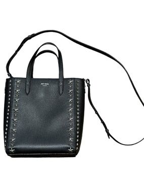 Jimmy Choo -Pegasi Soft Grainy Leather Star-Embossed Tote